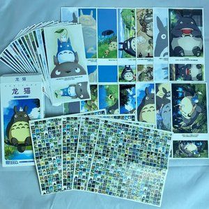 My Neighbor Totoro Postcard Pack 1660 pcs! Stickers Art Cards Studio Ghibli Set